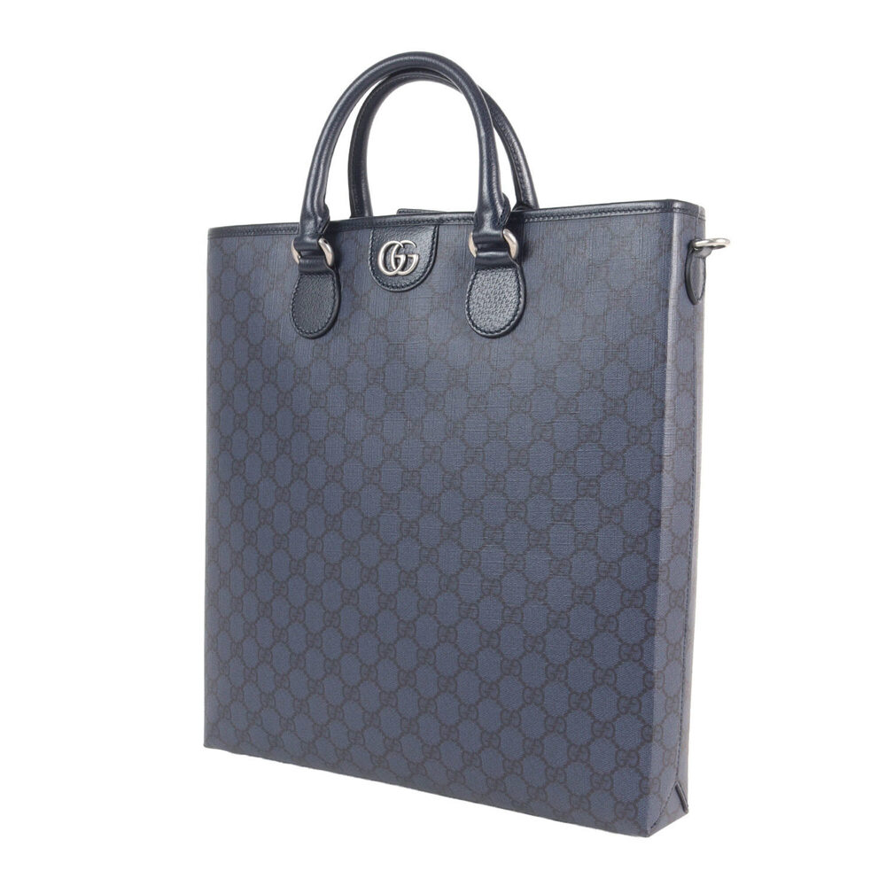 GUCCI bag, blue, 24AW Ophidia GG medium tote 792118, men's.